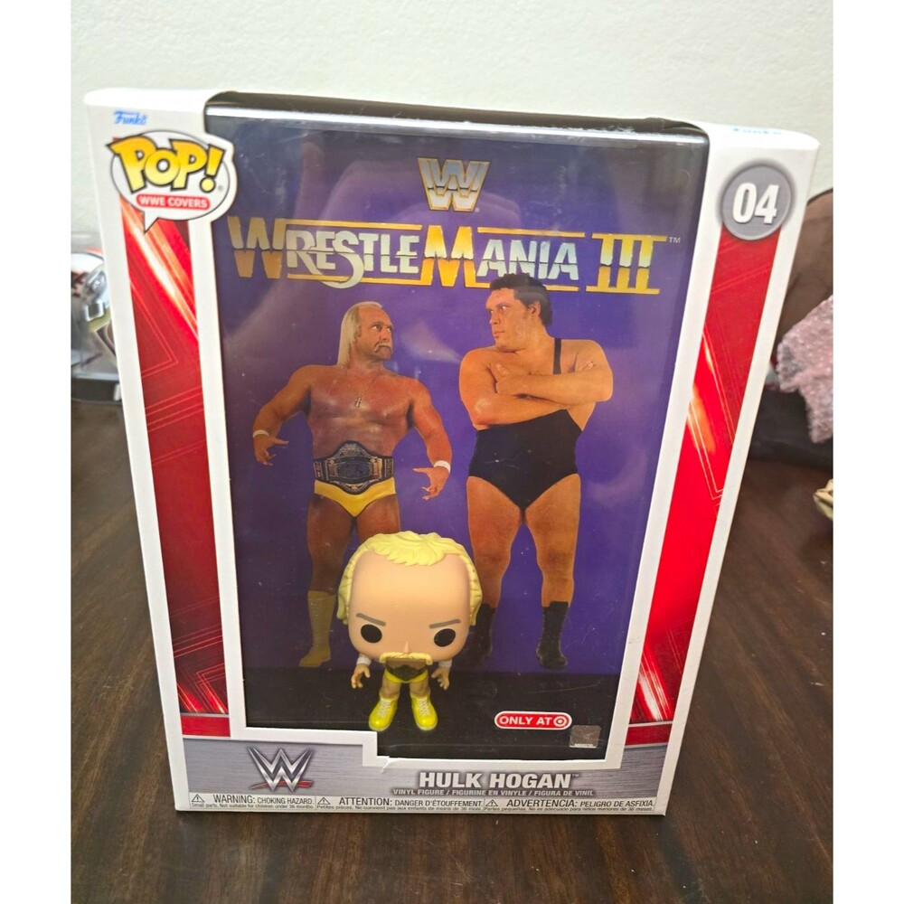 Funko POP! WWE Covers Exclusive WrestleMania III Hulk Hogan #04 Vinyl 2021